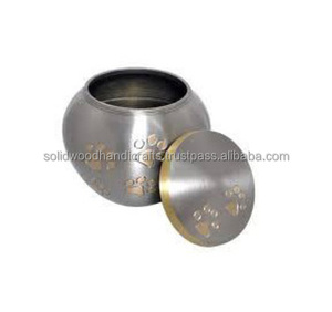 Urnes funéraires en laiton pour chats et chiens Urnes funéraires commémoratives pour animaux de compagnie pour les cendres de chat et de chien Urnes en gros à bas prix - Product Image 2