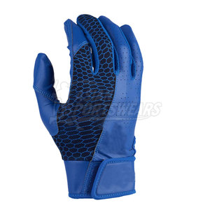 Pakistan Made Leather Baseball Batting <b>Gloves</b> Fabric Soft Palm Design Lightweight Durable Performance Practice Outdoor Sports - Product Image 2