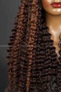 วิกผมยูเรเชียนแบบลอน HD สุดหรู100% ผมมนุษย์เวียดนามผมต่อผ้าเส้นเดียวพร้อมลูกไม้ใส - Product Image 3