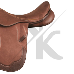 Premium Genuine Leather English Dressage Saddle Memory Foam Panels Wood <b>Tree</b> Nafko Industry NK-723 Brown Customizable Color/Size - Product Image 6