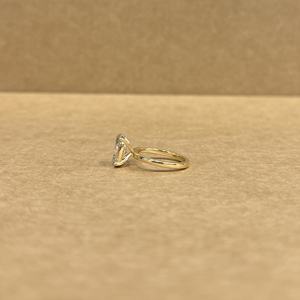 แหวนทองคำขาว 9KT รูปไข่ ประดับเพชรแล็บโกรว์ 2.05 กะรัต ดีไซน์หรูหรา เหมาะสำหรับงานเลี้ยง - Product Image 3