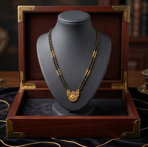 Collier de prière classique pour femme Divyoro plaqué or, avec perles et pendentif religieux, idéal pour les mariages et la prière - Product Image 2