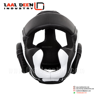 Protector de cabeza de cuero, casco de boxeo, MMA - Product Image 6