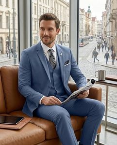 Traje Elegante Formal para Novio, Pantalón y Chaqueta, Atuendo para Boda o Fiesta - Product Image 6