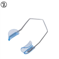 Speculum à lame en plastique solide Barraquer, à corps large, à usage unique, jetable, boîte de 10, instrument chirurgical ophtalmique pour paupières