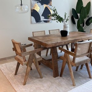 โต๊ะอาหารไม้มะม่วงวานดานา ออเรโอ ฟอลคอน ดีไซน์ร่วมสมัย ทำมืออย่างประณีต - Product Image 4