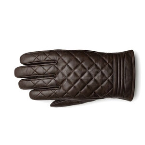 Gants d'hiver pour hommes en cuir doublés de laine, légers, écologiques, compatibles avec les écrans tactiles, pour les sports de plein air, la randonnée, la conduite - Product Image 2