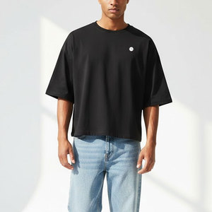 Camiseta de Hombre para Uso Diario, Corte Holgado, Tejido Premium, Estilo Urbano Informal para un Uso Diario Cómodo - Product Image 3