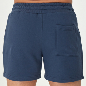 <b>Men</b> Solid Red Polyester/Cotton Eco-Friendly Waterproof <b>Shorts</b> with Drawstring High Waist Casual Breathable Knitted - Product Image 4