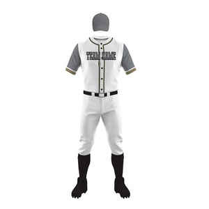 Tenues de baseball performantes offrant une texture douce, un design respirant et une coupe flexible, idéales pour les matchs de compétition, en vente. - Product Image 6