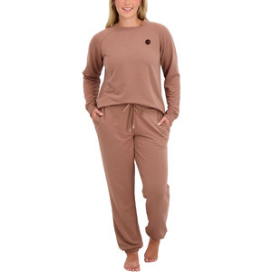 Ensemble de survêtement pour femme de qualité supérieure, doux, deux pièces, pour un usage quotidien décontracté, les voyages et les week-ends relaxants. - Product Image 1