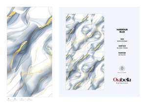 Azulejos de Porcelana Modernos y Refinados 60X120CM 600X1200MM 24X48 Acabado Brillante Formato Grande Superficie Decorativa Premium Para Casas de Lujo - Product Image 5