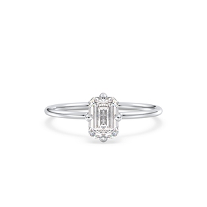 Bague solitaire REYES en moissanite certifiée GRA de 0,98 carat, en argent sterling 925, bijoux fins à prix de gros - Product Image 2