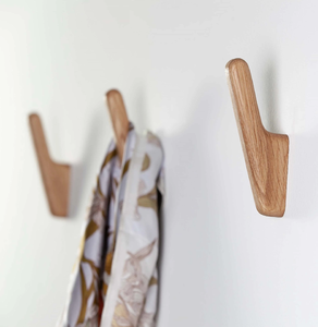 Gancho de Pared de Madera Personalizado, Gancho para Abrigos de Madera, Gancho Individual Vintage para Montar en la Pared, Gancho Decorativo - Product Image 1