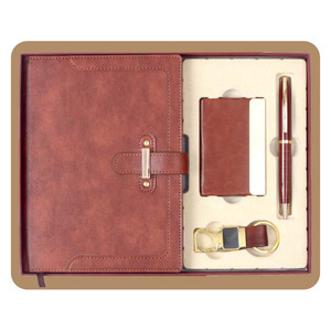 Set de Regalo de Cuaderno A5 de Cuero PU Estilo Ejecutivo, Bolígrafo Personalizado, Botella de Agua de Acero Inoxidable - Impresión Grabada, Marca Liviya - Product Image 5