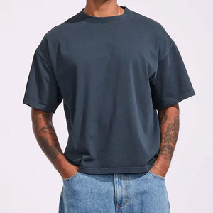 T-shirt en coton 100% léger à col en V, 180 g/m², manches courtes, ODM, vêtements d'été, streetwear, hip hop, coupe classique - Product Image 6
