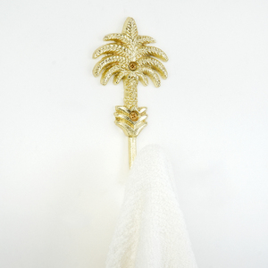Handmade Golden Iron Palm Tree <b>Wall</b> <b>Hook</b> Metal Coat Hanger Single <b>Hook</b> for Bags Clothes Heavy Duty <b>Wall</b> <b>Hooks</b> - Product Image 3