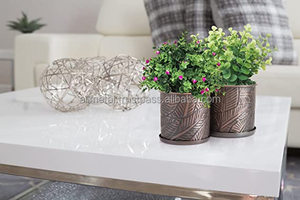 Macetas y jardineras Macetas de jardín con orificio de drenaje Acabado de cobre antiguo para decoración interior y exterior - Product Image 4