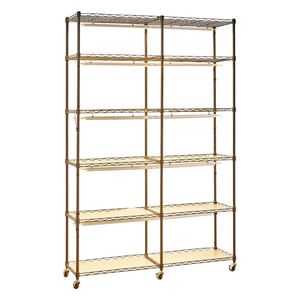 6-Tier Double-Row Indoor Plant Stand <b>with</b> 71in Tall Display Rack 200W Fu Grow <b>Light</b> <b>Timer</b> Included - Product Image 1