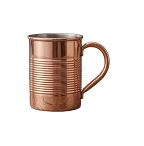 Mug en cuivre fait main avec motif floral gravé, le plus vendu pour les bars, clubs, cuisines domestiques et restaurants, finition brillante - Product Image 4