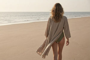 Solid Three-piece Swimsuit 2024 New Sexy Mesh Fashion <b>Bikini</b> Set Split Swimwear <b>Bikinis</b> & Beachwear - Product Image 3