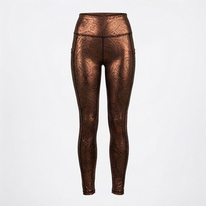 Best Design Women's Polyester Gym Yoga Leggings New Arrival High Quality <b>Light</b> Weight Casual Style Mid Waist Custom Logo - Product Image 1