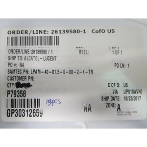 1 Lote de 93 Placas Samtec LPAM-40-01.5-S-08-2-K-TR - Equipo y Piezas de Semiconductores de Confianza de Marca Global - Product Image 2