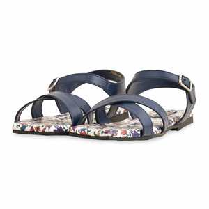 Sandalia de tacón formal azul FR5417 para mujer - Product Image 3