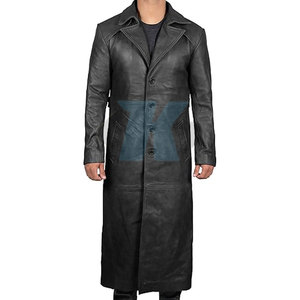 Manteau en cuir de qualité supérieure pour homme, mode hiver, aspect cuir véritable, coupe confortable, durable, élégant, vêtement d'extérieur pour tous les jours - Product Image 3