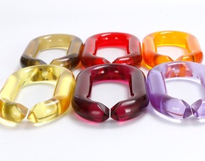 Colorful Transparent Epoxy Resin Chain Links with Angel Style Handmade Design Perfect for <b>Wall</b> Hanging Decoration Jewelry - Product Image 2