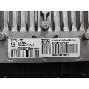 407 ECU et modules informatiques d'occasion 9655534080 - Product Image 4