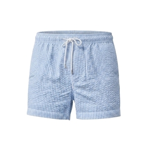 <b>Men's</b> Checkered Cotton Board Shorts <b>Men</b> Drawstring Waist Mid Rise Breathable Woven Summer Wear Swim <b>Trunks</b> - Product Image 1