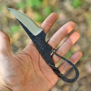 Funda de Cuero para Cuchillo Vikingo, Hoja de Acero Inoxidable Hecha a Mano, Estilo Nórdico Tradicional, Cuchillo para Caza y Camping, OEM Disponible - Product Image 2