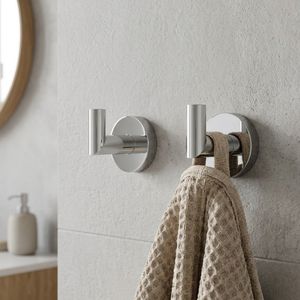 Gancho de Pared para Bata de Estilo Moderno, Duradero, de Latón, Multifuncional, para Baño, Ganchos para Toallas y Ropa - Product Image 1