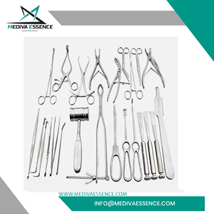 Juego Básico de Instrumentos Quirúrgicos Ortopédicos Certificados ISO13485 de 25 Piezas con Caja para Cirugía General (Manual) - Product Image 5