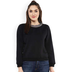 Sweat-shirt à capuche pour femme, nouvelle conception OEM, 100 % coton, uni, broderie personnalisée du logo, ensemble sweat-shirt à fermeture éclair et jogging. - Product Image 3