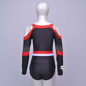 Combinaison de cheerleading personnalisée, respirante, éco-responsable, à trois tons, avec strass, imprimé AUS Sydney, pour compétition en extérieur, entièrement personnalisable - Product Image 2