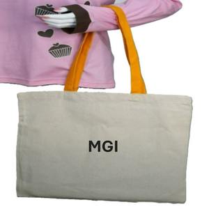 Bolsa de Compras Personalizada con Logotipo, Bolsa de Viaje Promocional, Bolsa de Lona de Algodón de Diseño, 100% Lavable, Duradera, Linda, Tamaño Personalizado - Product Image 4