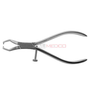 Pince manuelle de gros pour l'extraction de couronnes dentaires, en acier inoxydable allemand avec embout en caoutchouc, pour orthodontie et chirurgie générale - Product Image 6