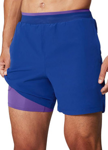 Pantalones Cortos Deportivos para Hombre, 100% Poliéster, Estilo Hip Hop, Ecológicos, Transpirables, con Cintura Elástica, Color Sólido - Product Image 4