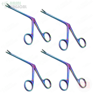Pinzas especiales para orejas de cocodrilo de medio TC, color personalizado, acero inoxidable, CE, ISO, otología, pinzas de cocodrilo, quirúrgicas médicas - Product Image 2