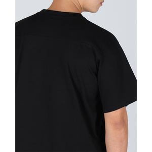 T-shirt pour homme en coton 100% à col rond et manches courtes, coupe classique, design uni, respirant, en jersey tricoté - Product Image 5