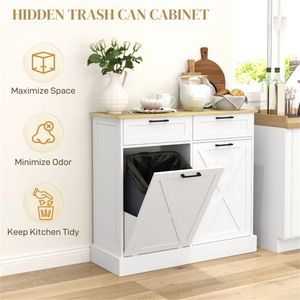 Armadio Moderno per Cucina in Legno e Pannelli, Adatto anche per Guardaroba - Product Image 5