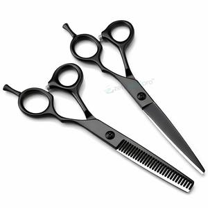 Tijeras de Barbero de Lujo con Recubrimiento de Color, Hechas de Acero Inoxidable de Alta Calidad, Herramienta Ligera de Precisión para Cortar el Cabello, para Uso en Salón - Product Image 2