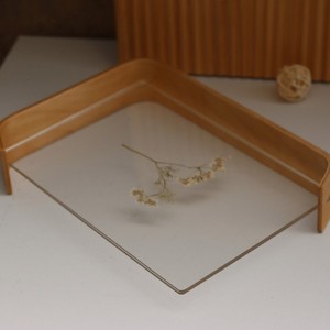 Superlative Quality Minimalist Wooden Photo <b>Frame</b> Rectangular Vertical Tabletop Handmade Clear Glass Insert - Product Image 2