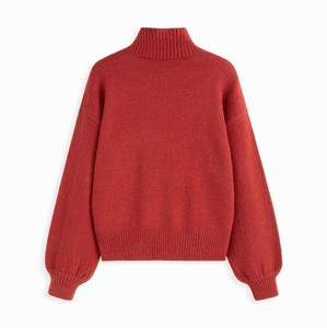 Varsity College Style Knit Sweater Thick Warm Winter Pullover Comfortable Soft Female Heavy Knit Fashion <b>Jumper</b> 2026 breathable - Product Image 2