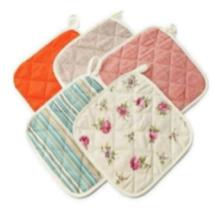 Custom Printed Linen Potholder Personalized Classic Style Eco-Friendly Canvas Kitchen Mats Heat Resistant Breathable Square - Product Image 2