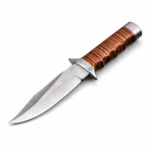 Cuchillo Bowie de Camping Forjado a Mano Personalizado |   Cuchilla de Acero al Carbono con Funda de Cuero, Fabricación Personalizada/ODM OEM - Product Image 1