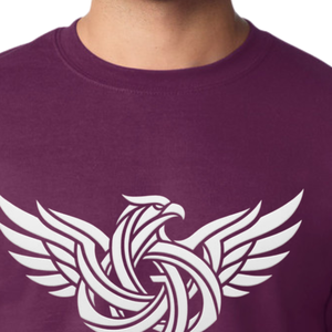 เสื้อสเวตเชิ้ตคอกลมสีแดงเลือดหมูสำหรับผู้ชาย แขนยาว สวมใส่สบาย ผลิตจากผ้าฝ้ายผสมโพลีเอสเตอร์ เนื้อนุ่ม อุ่นสบาย เหมาะสำหรับฤดูหนาว ทรงปกติ สีพื้นเรียบ - Product Image 6