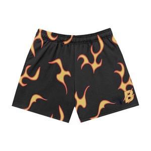 Pantalones cortos de malla personalizados New Trend para hombre, pantalones cortos de malla con costura interna, transpirables, con estampado de serpiente, pantalones cortos de malla para hombre - Product Image 1